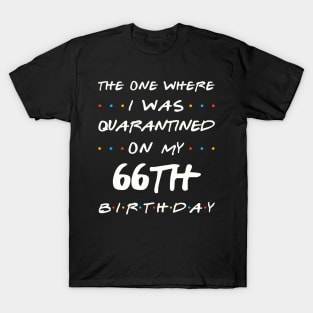 Quarantined On My 66th Birthday T-Shirt